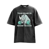 Herren-Hemd, normale Passform, lässig, Sommer, Strand, Tierdruck, Sport, weiches T-Shirt, Unisex, grün, M