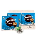 Senseo® Pads Decaf - Kaffee Entkoffeiniert RA-zertifiziert - 5 Packungen x 16 Kaffeep