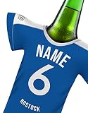 my fan shirt PERSONALISIERTES Trikot passend für Hansa Rostock Trikot kühler Fans | offizieller Flaschenkühler Getränkekühler Fanartikel by MYFANSHIRT