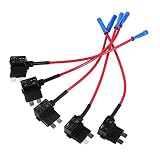 Piggy-Back-Wasserhahnklinge, 5-teiliges Add-Circuit-Medium-Halter-Box, ATO ATC für Auto-Huckepack-Wasserhahnklinge mit Kit, Bietet Individuelle, Einfache Installation, I