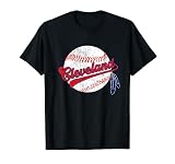 Cleveland Baseball im Vintage-Stil T-S