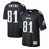 Mitchell & Ness Terrell Owens #81 Philadelphia Eagles Legacy Throwback NFL Trikot Schwarz, S