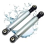 LICHTBLAU 2x SUSPA Stoßdämpfer für Miele Waschmaschine Farbe Silber I Vibrationsdämpfer 8mm Bohrung 120N passend für Teile-Nr. 4500826 4151285 I Ersatzteil Waschmaschinendämp