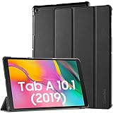 EasyAcc Hülle Kompatibel mit Samsung Galaxy Tab A 10.1 2019 T510 T515 - Ultra Dünn mit Standfunktion Slim PU Leder Schutzhü