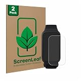 ScreenLeaf (2 Stück Schutzfolie für Xiaomi Mi Smart Band 9 Active [nachhaltiger Displayschutz, Folie, transparent, kratzfest]