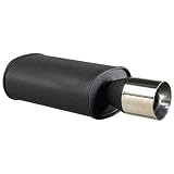 AUTO-STYLE Stahl Sportauspuff universal - 1x102mm Rund - 63,5mm Anschluß