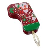 SOLUSTRE Weihnachtliche Candy Box Großer Kapazität Vielseitig als Süßigkeiten und Keksdose Dekorative Geschenkverpackung und Weihnachtsanhänger Praktische Aufbewahrungsbox für Festtag