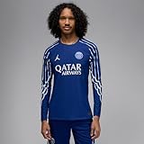 Paris Saint-Germain 2024/25 Match Fourth Jordan Dri-Fit ADV Authentic Longsleeve-Fußballtrikot Für Herren, Blue Void/Phantom/Phantom, HJ7322-493, M