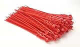 Blitzbinder - Kugelbinder - Mehrzweckbinder - Kabelbinder - 180mm Rot 200Stck. - inkl. Aufbewahrungsbox | Premiumqualität von PC24 Shop & S