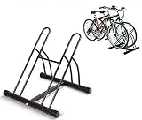 INION MHBB5012 - Fahrradhalter für 2 Fahrräder Fahrradständer Freistehend Montageständer Reparaturständer Fahrradparkplatz Ständer Fahrrad Bike Halterung Bodenständer/