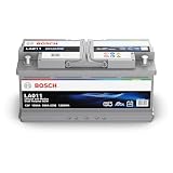 Bosch LA011 105 Ah 950 A 12 V AGM-Technologie Langzeitentladung Starterbatterie für den Einsatz auf dem Wasser und der Freizeit (Wohnmobil, Wohnwagen, Marine usw.)