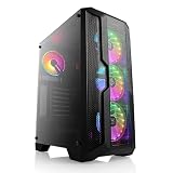 Basic Gaming PC AMD Ryzen 5 5600G 6x4.4GHz | AMD Radeon | 500GB M.2 NVMe | 16GB DDR4 RAM | WLAN, Computer für Zocker, Gamer Desktop Rechner zum Spielen | A10020