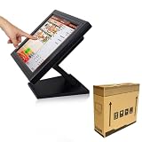 15-Zoll-Touchscreen-Kassendisplay Kassen-LCD-Monitor Kassensystem mit Standfuß für F&B- und Einzelhandels-Kassensy