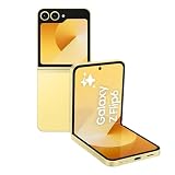 Samsung Galaxy Z Flip6 AI-Smartphone, Simlockfreies Handy ohne Vertrag, 256 GB Speicher, 50-MP-Kamera, Yellow, 3 Jahre Herstellerg