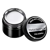 Metallnagellack, silberner Gelnagellack | Silber lackierter Gel-Nagellack, 7 ml, reflektierender Metallic-Nagellack, Effekt-Nagellack für Frauen und M