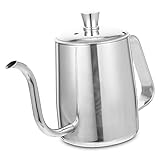 Hoement Über Die Kaffeemaschine Gießen Pfeifende Teekanne Filterkaffeemaschine, Wasserkocher Kaffeekocher Auf Dem Herd Schwanenhalskessel Über Den Kaffee Gießen Espresso Rostfreier S
