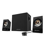 Logitech 980-001054 Z533 43832 Lautsprechersystem 120Watt, Schwarz, AUX