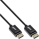 InLine® DisplayPort 2.0 Kabel, 8K4K UHBR, schwarz, vergoldete Kontakte, 2