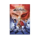 DWNARTS Poster 'Avatar The Last Airbender', Anime-Wandkunst, Leinwanddruck für Schlafzimmer, 50 x 75 cm, ungerahmter S