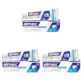 elmex Zahnpasta Opti-Schmelz Professional Weiss-Schmelz 75ml - starker Zahnschmelz und weißere Zähne mit weniger Verfärbungen (Packung mit 3)