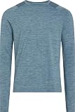 ENERGETICS He.-Langarmshirt Ailo LS M Melange/RED Dark/RED - M