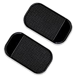 2 Stück Auto Armaturenbrett Anti Rutsch Matten,Antirutschmatte Anti Rutsch Matte,Silikon-Fixiermatte,Waschbare Silikon Gel Auto Innenmatte zum Halten von Handy Schlüssel Sonnenbrille Münzen-140×80