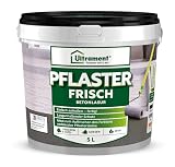Ultrament Pflaster Frisch 5 L Anthrazit | Betonlasur außen für Pflastersteine & Gehwegplatten | UV- und witterungsbeständig, Farb