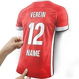Elbeffekt Trikotlampe für Bayern Fans aus Holz - personalisierbares Geschenk - schenke Dein individuellen Fanartikel aus H