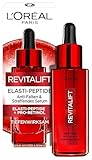 L'Oréal Paris Straffendes Serum für Frauen: verleiht der Haut mehr Elastizität & Straffheit & Feuchtigkeit mit Pro-Elastin & Hyaluronsäure & Adenosin, Revitalift, 1x 30
