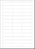 sigel PC-Einsteckschilder für Hängemappen, 60 x 21 mm, weiß, Menge 156