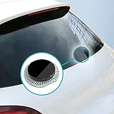 BIJON Heckwischer Stopfen für VW Passat - ECHT-Glas, Scheibenwischer Abdeckung - Glasstopfen VW Passat Zubehör mit Kleber (VW Passat B6 Variant (Bj. 2005-2010))