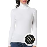 STARBILD Rollkragenshirt Damen Slim Fit Shirt Turtleneck Damen Basic Rollkragenpullover Damen Long S