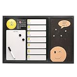 Vacchetti 461220000 Emoji Magnetische Tafel mit Uhr, Kork und Stift,