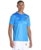 PUMA PUMA FIGC Men's Season 2022/23 Official Home T-Shirt, Ignite Blue-Ultra Blue, S