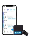 Elektronisches Fahrtenbuch AutoLogg - Finanzamtkonform; Selbst ansteckbar - OBD2-Box, GPS; Alles Inklusive: Box, Software & Datentransfer in EU + GB für 1 Jahr; Geeignet für Elektrofahrzeug