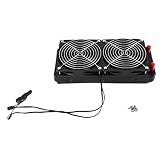 BOLAXHCA Aluminium 2 LüFter 240 Mm 10-Rohr-WasserküHlungsküHler ComputerküHler mit LüFter für CPU-PC-WasserküHlungssystem, G