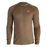 First Lite Herren Docht LS Crew, Dry Earth, M