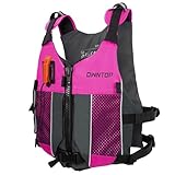Owntop Schwimmhilfen Erwachsene Jugend mit Trinkrucksack, Pfeife, Mesh Taschen| Verstellbare Auftriebsweste| Leichte Schwimmjacke Unisex für SUP, Kajakfahren, Angeln Alle Wassersp