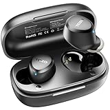 TOZO A1 Mini Bluetooth Kopfhörer 5.3 Kopfhörer Kabellos Bluetooth, In Ear Bluetooth Kopfhörer mit APP Steuerung, 30 Std Premium Sound, IPX5 Wasserdicht Kabellose Kopfhörer für kleine Ohren - Schw