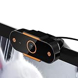 IDIDOS USB Webcam 480P/720P/1080PX Live Broadcast Kamera Treiber USB Kamera Laptop Webcam Webkamera mit Autofokus-Funktion Weiter Betrachtungswinkel für Desktop-Laptop-PC