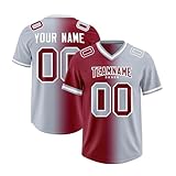 Personalisiert American-Football Trikot Custom Jersey Personalized Printed Team Name & Number Sports Shirt,Sports Uniform Men Women Youth H