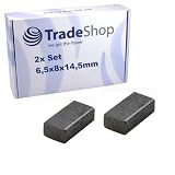 2x Trade-Shop Motorkohlen Kohlebürsten 6,5x8x14,5mm kompatibel mit Bosch KS 5500, PSS 190 AC, PSS 200 A, PSS 200 AC, PSS 250 AE, PSS 280 A, PSS 300 AE