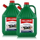 MELLERUD Grünbelag Entferner - 2x 5 l | Grünbelagentferner & Steinreiniger - Effizientes Reinigungsmittel zum Entfernen von Algen und Grünbelag