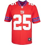 Fanatics Foundation Animal NFL New York Giants Jersey Trikot (DE/NL/SE/PL, Alphanumerisch, L, Regular, Regular, red)