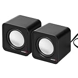Audiocore AC870 Kompakt Stereo-Lautsprecher 2.0 PC 2x3 Watt RMS Schw