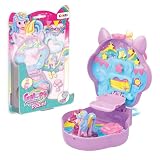 Galupy Rainbow Unicorn In My Pocket - Einhorn Spielzeug zu Sammeln, klappbares Mini-Spielset mit Einhornfig