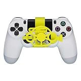 SHEAWA PS4 Game Controller Mini Lenkrad Ersatz für Sony PS4 Racing Game Zubehör (Gelb)