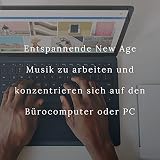 Entspannende New Age Musik zu arbeiten und konzentrieren sich auf den Bürocomputer oder PC