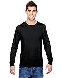 Fruit of the Loom langarmiges Shirt, Schwarz, Gr.M