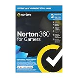 Norton 360 for Gamers 2025, Cybersicherheit für PC-Gamer, Abonnement mit automatischer Verlängerung | 3 Geräte | 1 Jahr | PC/Mac/Android | Download | Aktivierungscode in Originalverpackung